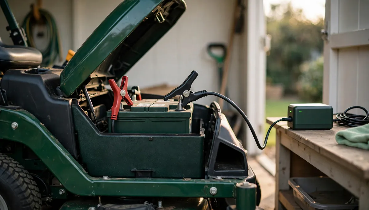 Quel chargeur choisir pour la batterie de son tracteur tondeuse ?